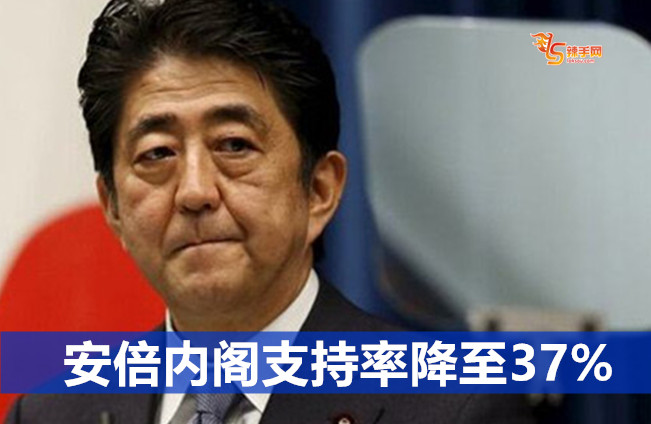 安倍内阁支持率降至37%