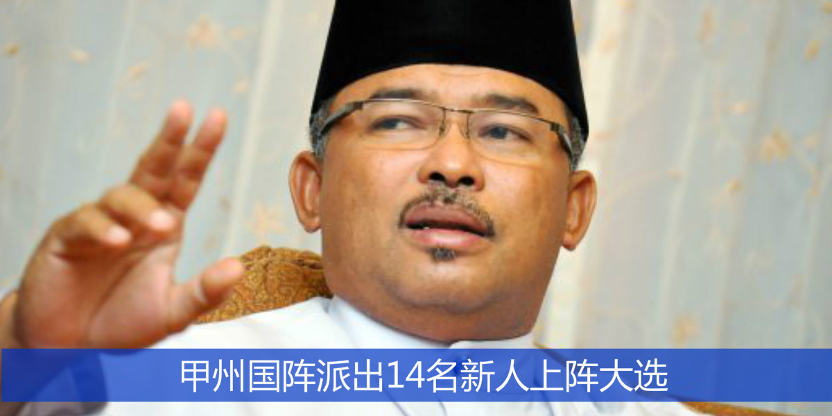 甲州国阵派出14名新人上阵大选