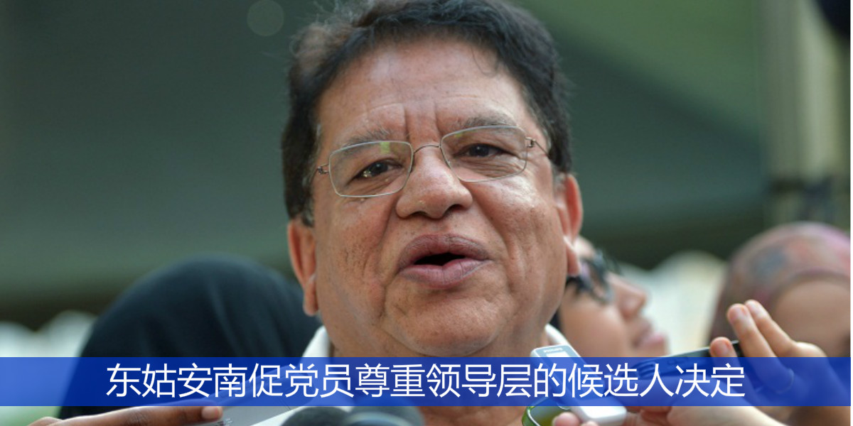 东姑安南促党员尊重领导层的候选人决定