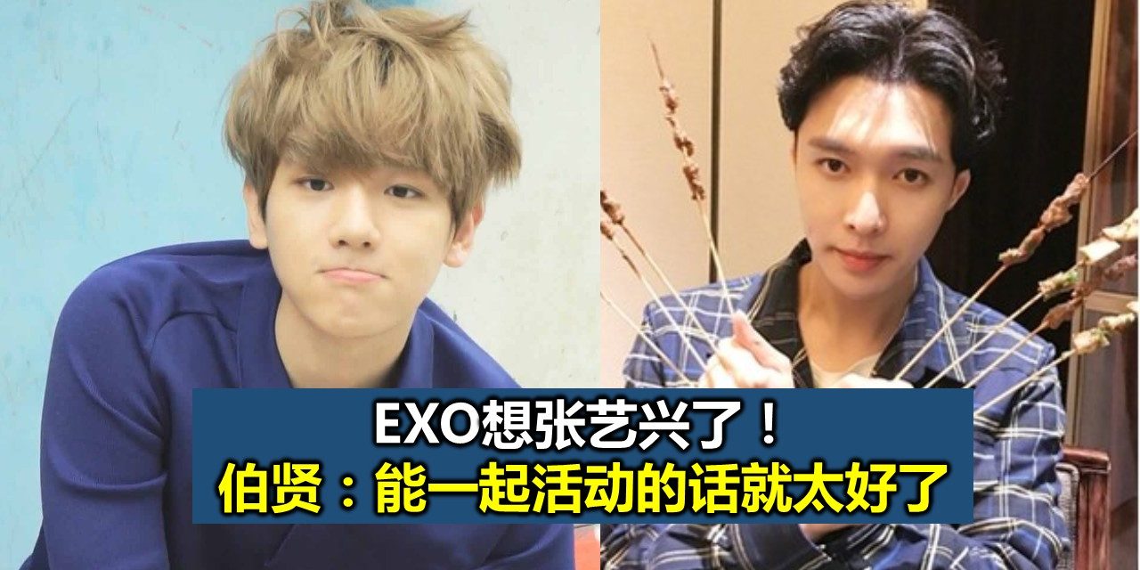 EXO想张艺兴了！伯贤：能一起活动的话就太好了