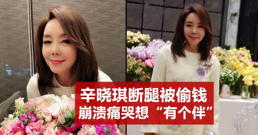 辛晓琪断腿被偷钱 崩溃痛哭想“有个伴”