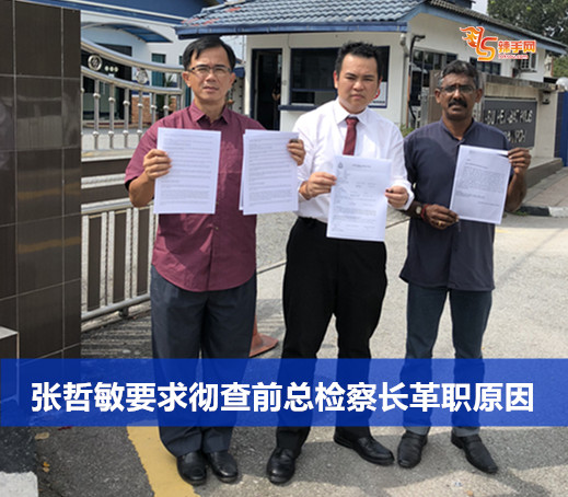 张哲敏要求彻查前总检察长革职原因