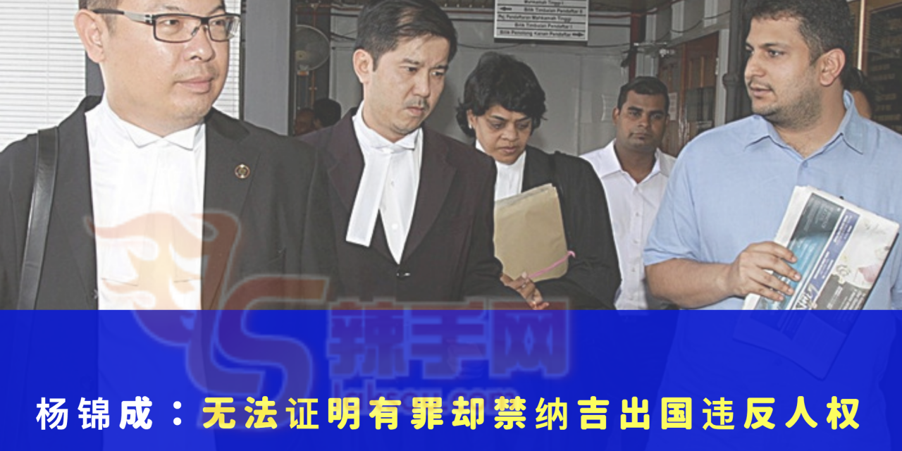 杨锦成：无法证明有罪却禁纳吉出国违反人权