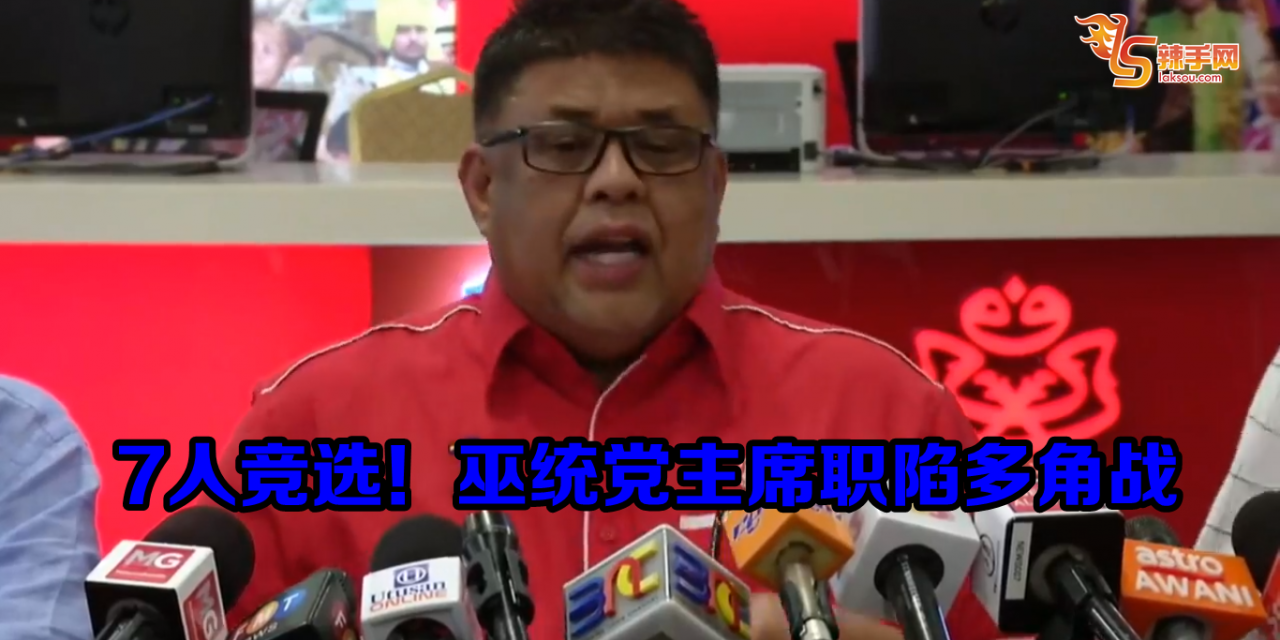 7人竞选！巫统党主席职陷多角战