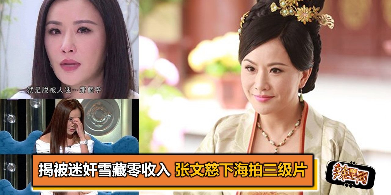 揭被迷奸雪藏零收入 张文慈下海拍三级片