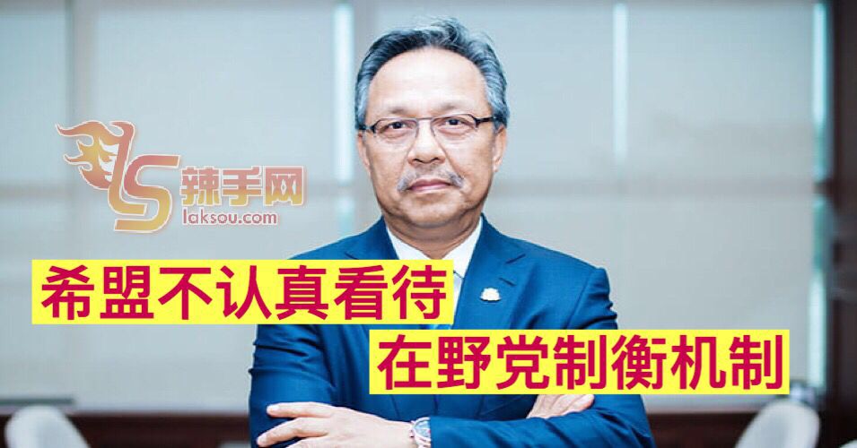 哈尼斯抨击希盟不认真看待在野党制衡机制