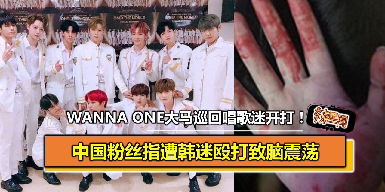 WANNA ONE大马巡回唱歌迷开打！ 中国粉丝指遭韩迷殴打