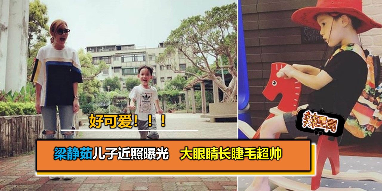 梁静茹儿子近照曝光 大眼睛长睫毛超帅