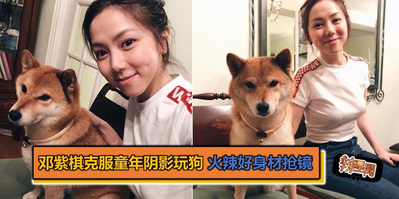 邓紫棋克服童年阴影玩狗 火辣好身材抢镜