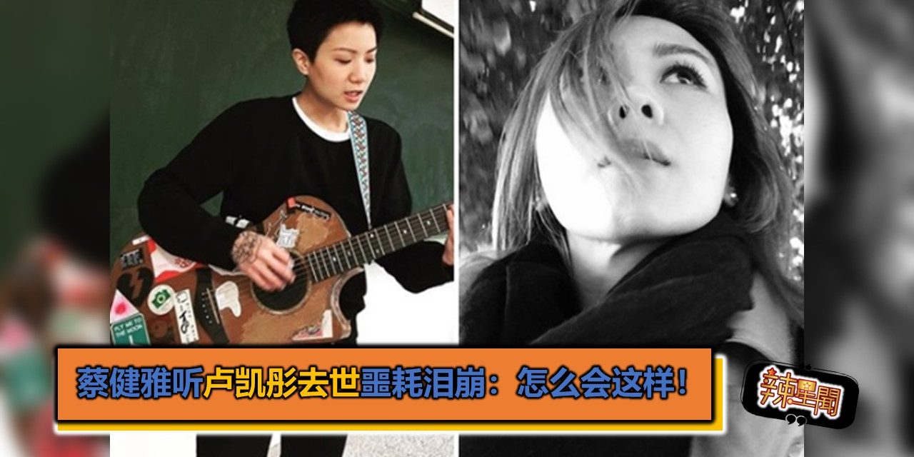 蔡健雅听卢凯彤去世噩耗泪崩：怎么会这样！