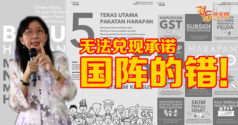 无法兑现竞选宣言  国阵的错！