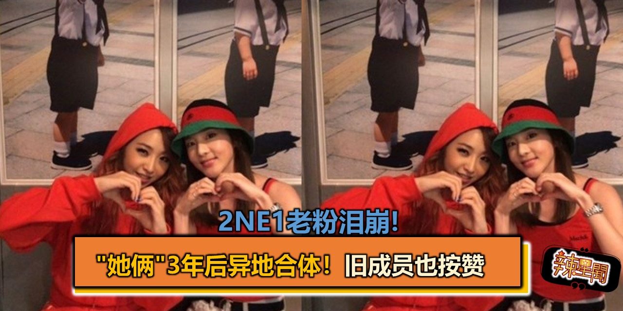 2NE1老粉泪崩!”她俩”3年后异地合体！旧成员也按赞