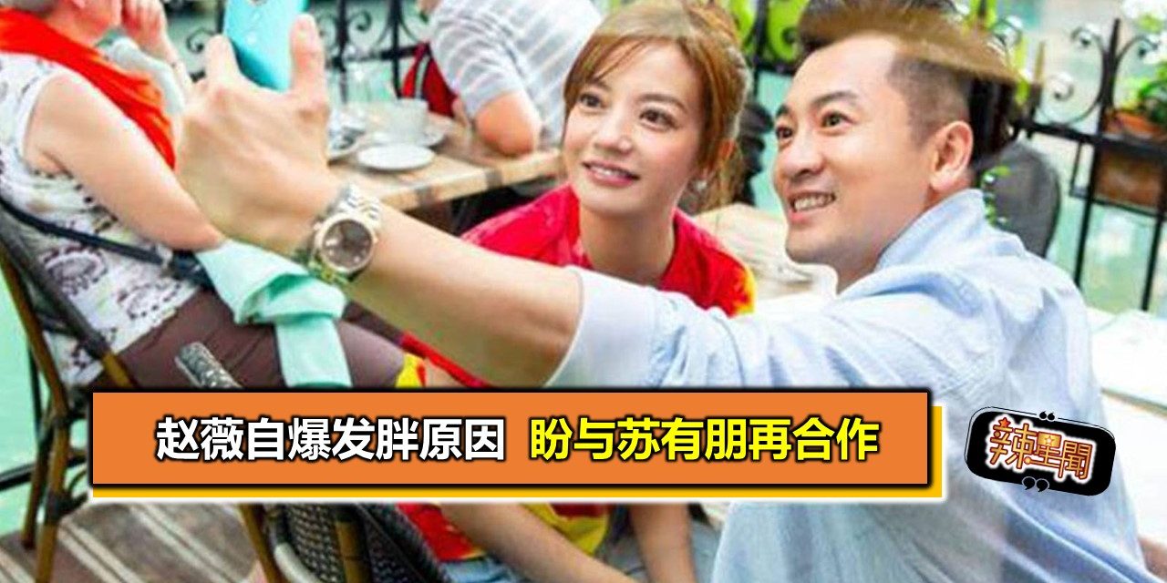 赵薇自爆发胖原因 盼与苏有朋再合作