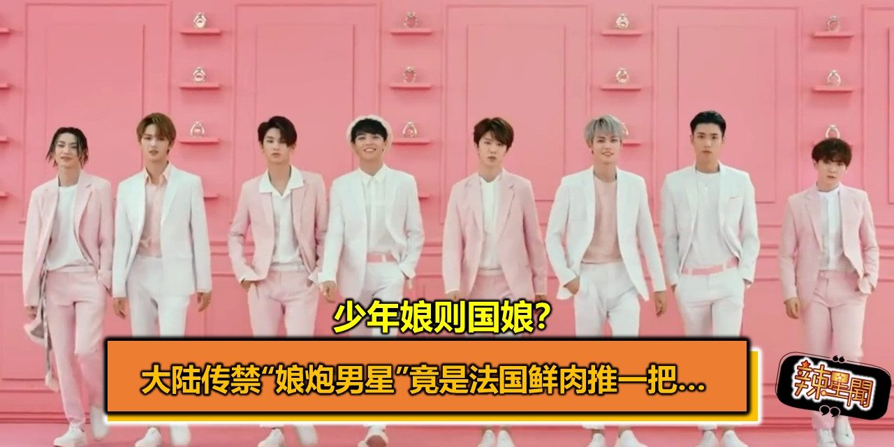 少年娘则国娘？大陆传禁”娘炮男星”竟是法国鲜肉推一把…