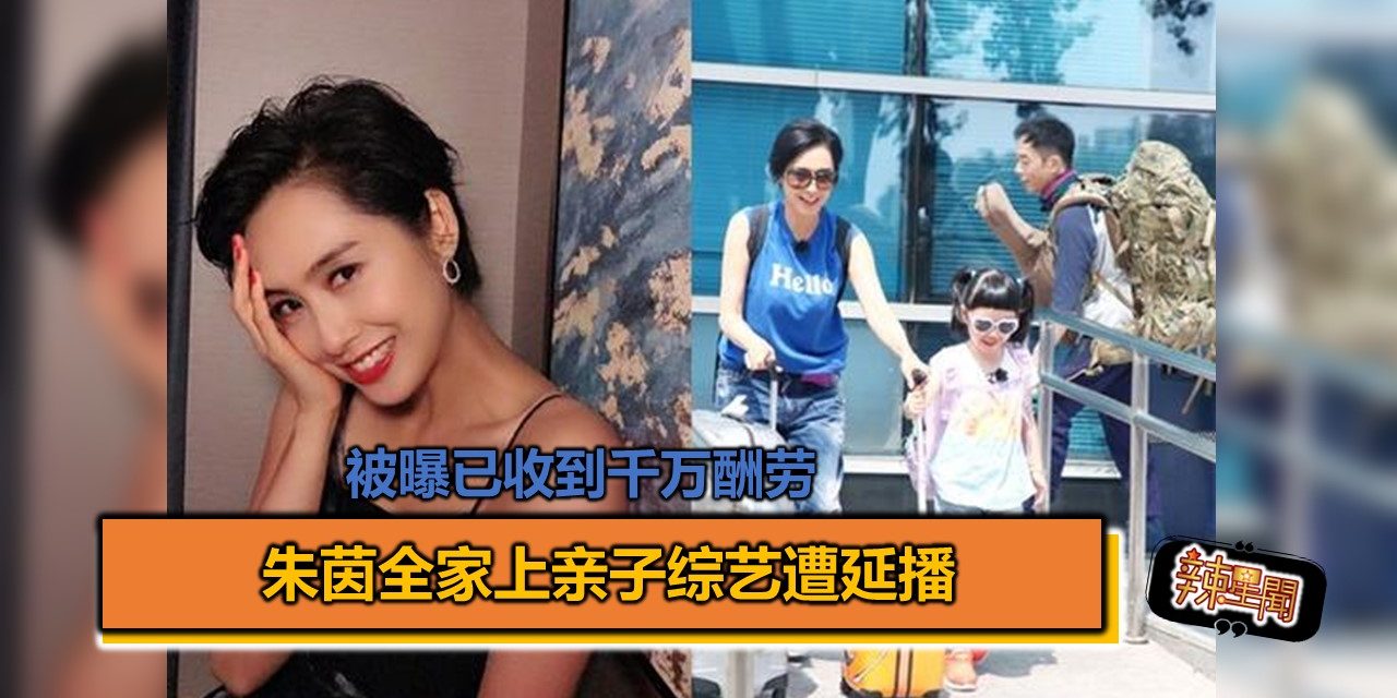 朱茵全家上亲子综艺遭延播 被曝已收到千万酬劳