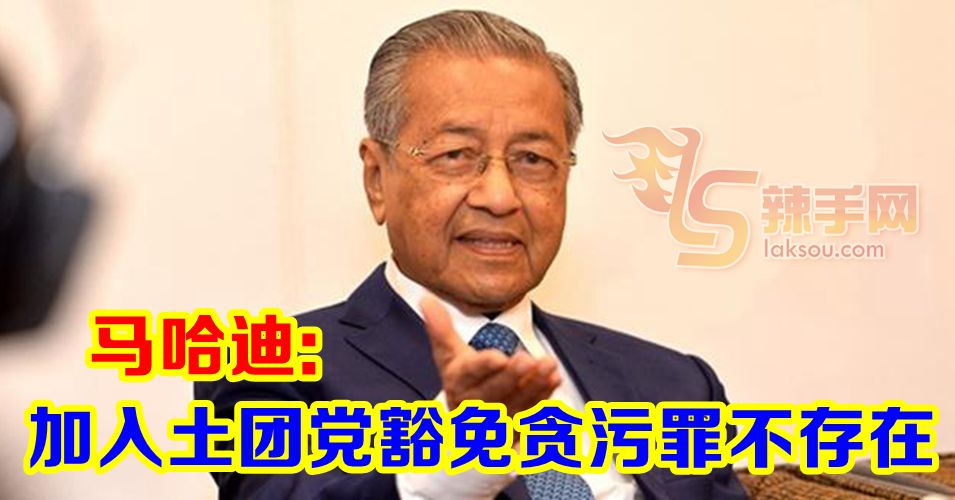 马哈迪：土团党与巫统领袖没有进行台底交易