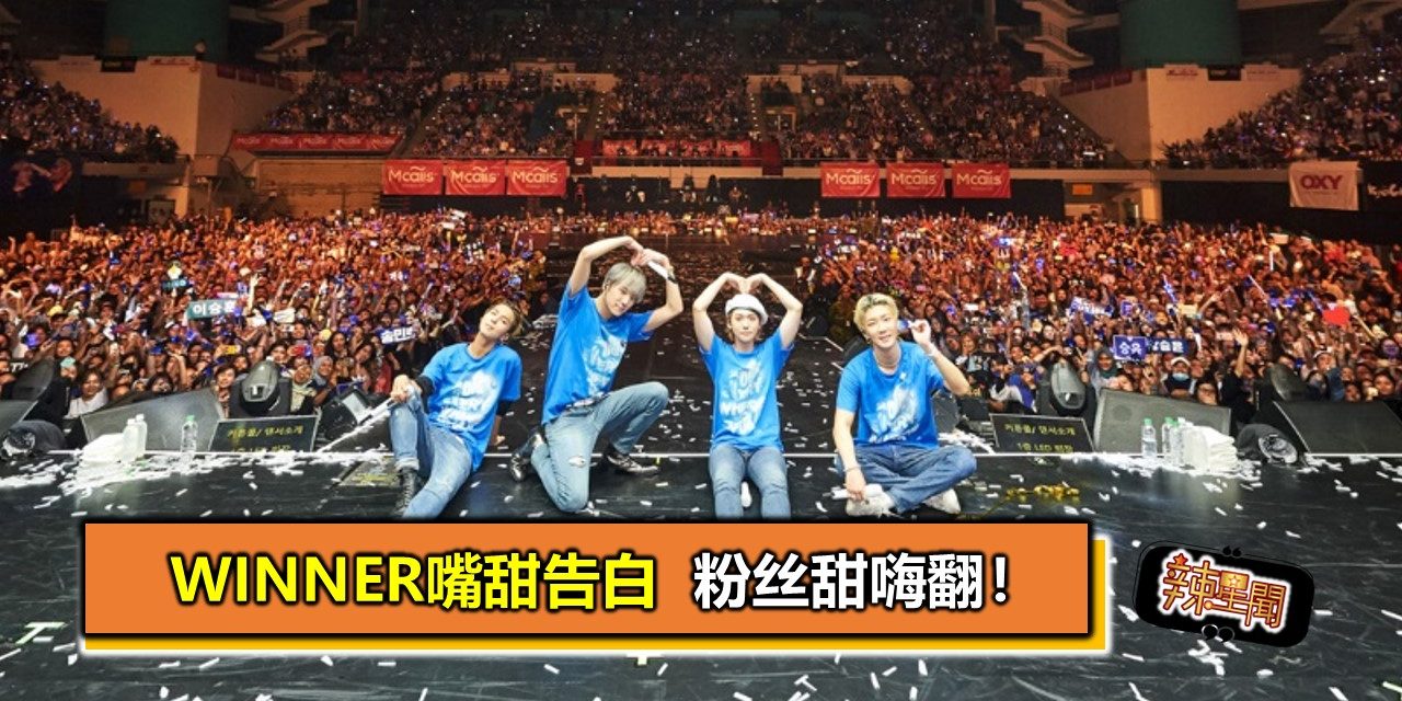 WINNER嘴甜告白  粉丝甜嗨翻！