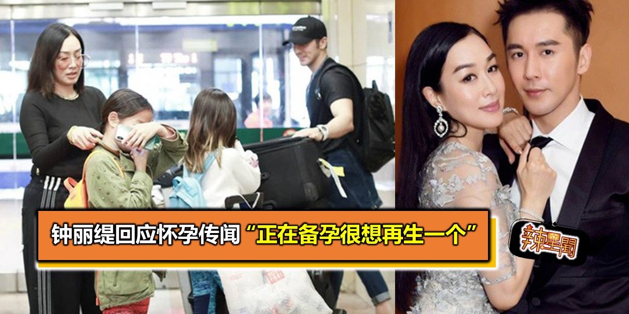 钟丽缇回应怀孕传闻 “正在备孕很想再生一个”