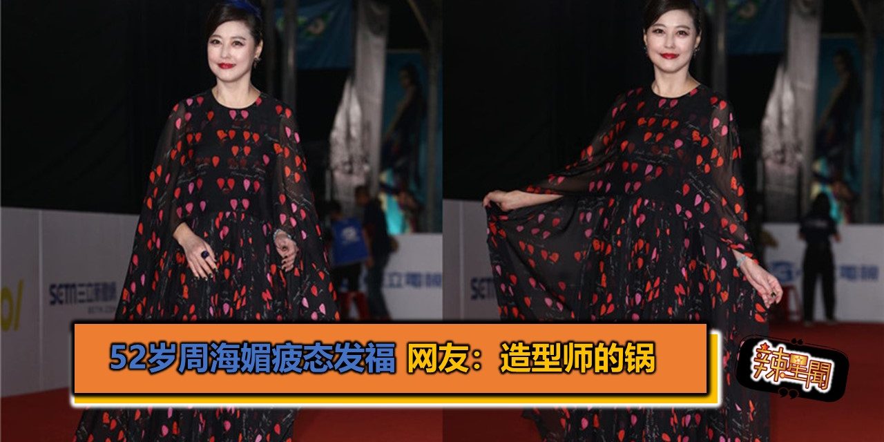 52岁周海媚疲态发福 网友：造型师的锅