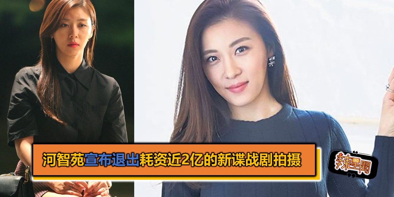 河智苑宣布退出耗资近2亿的新谍战剧拍摄