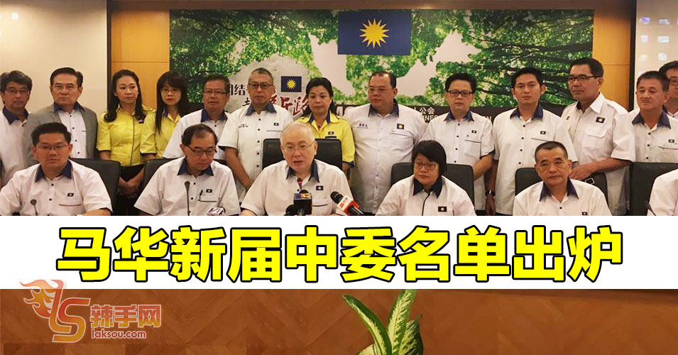马华新届中委名单出炉！