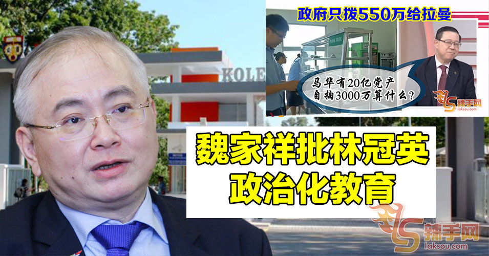 魏家祥抨击林冠英政治化教育