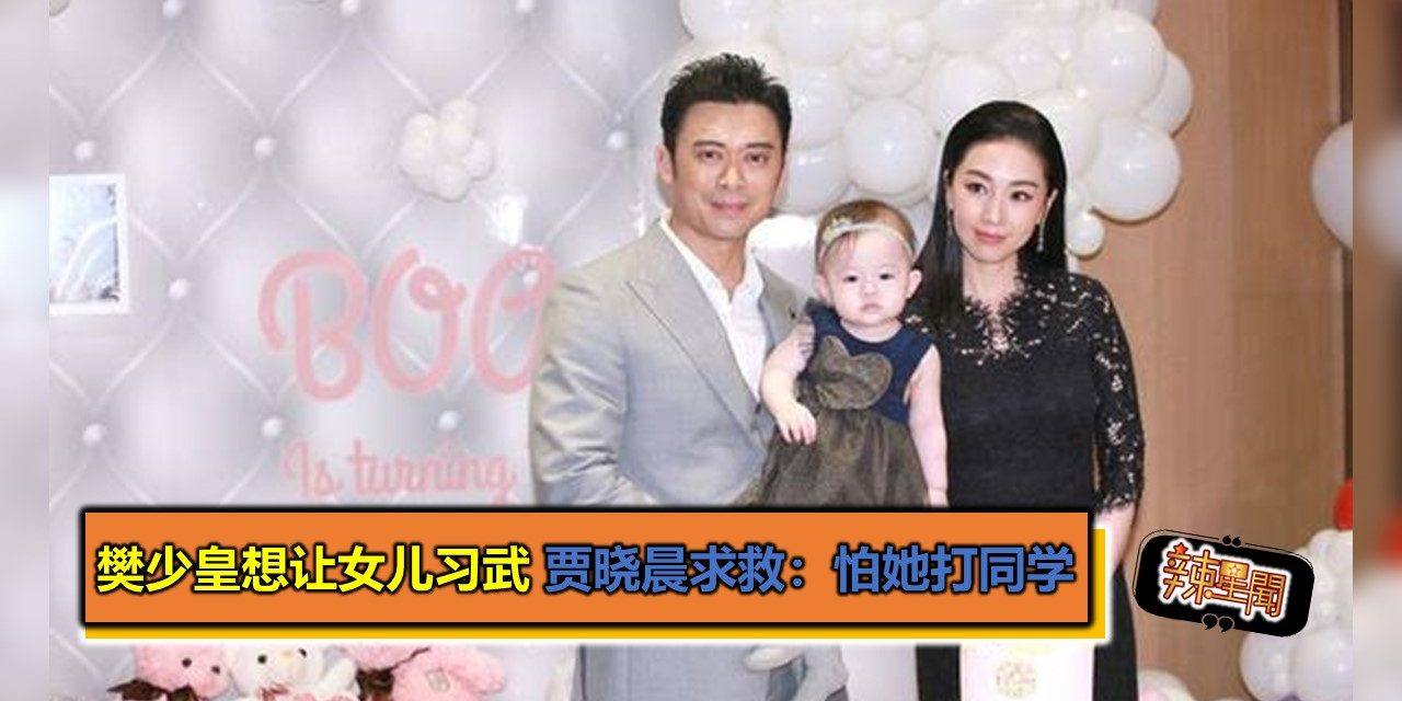 樊少皇想让女儿习武 贾晓晨求救：怕她打同学