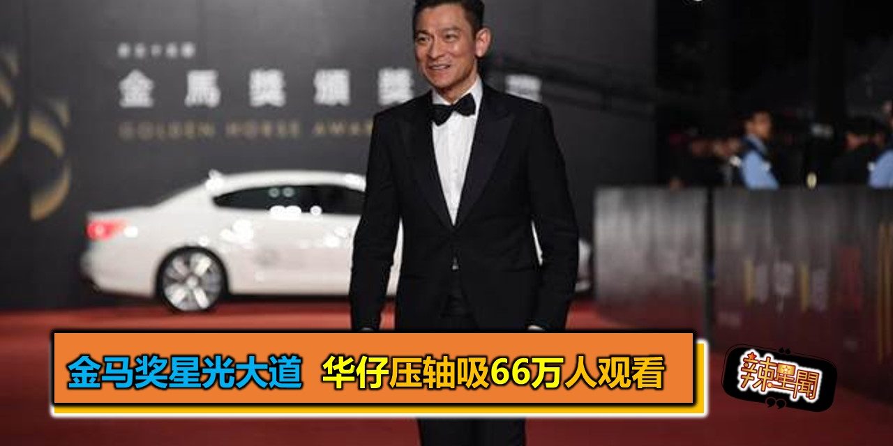 金马奖星光大道 华仔压轴吸66万人观看