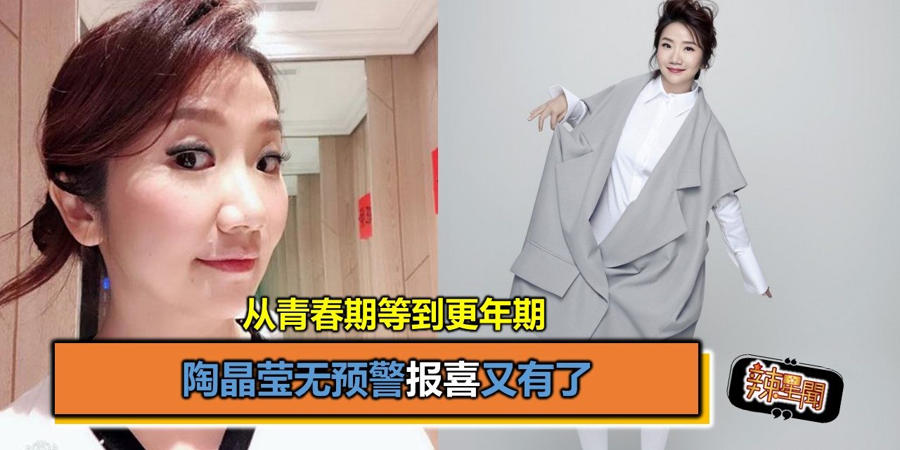 陶晶莹无预警报喜又有了 从青春期等到更年期