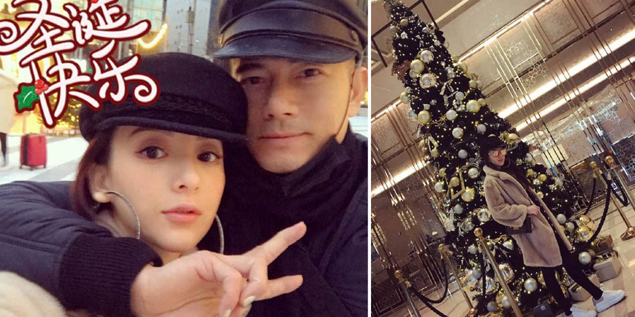 郭富城难得搂妻放闪 “右手指”意外成亮点