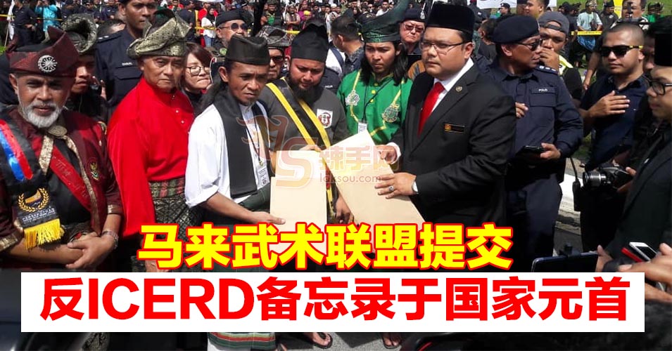 313个马来武术联盟  提交反ICERD备忘录于国家元首
