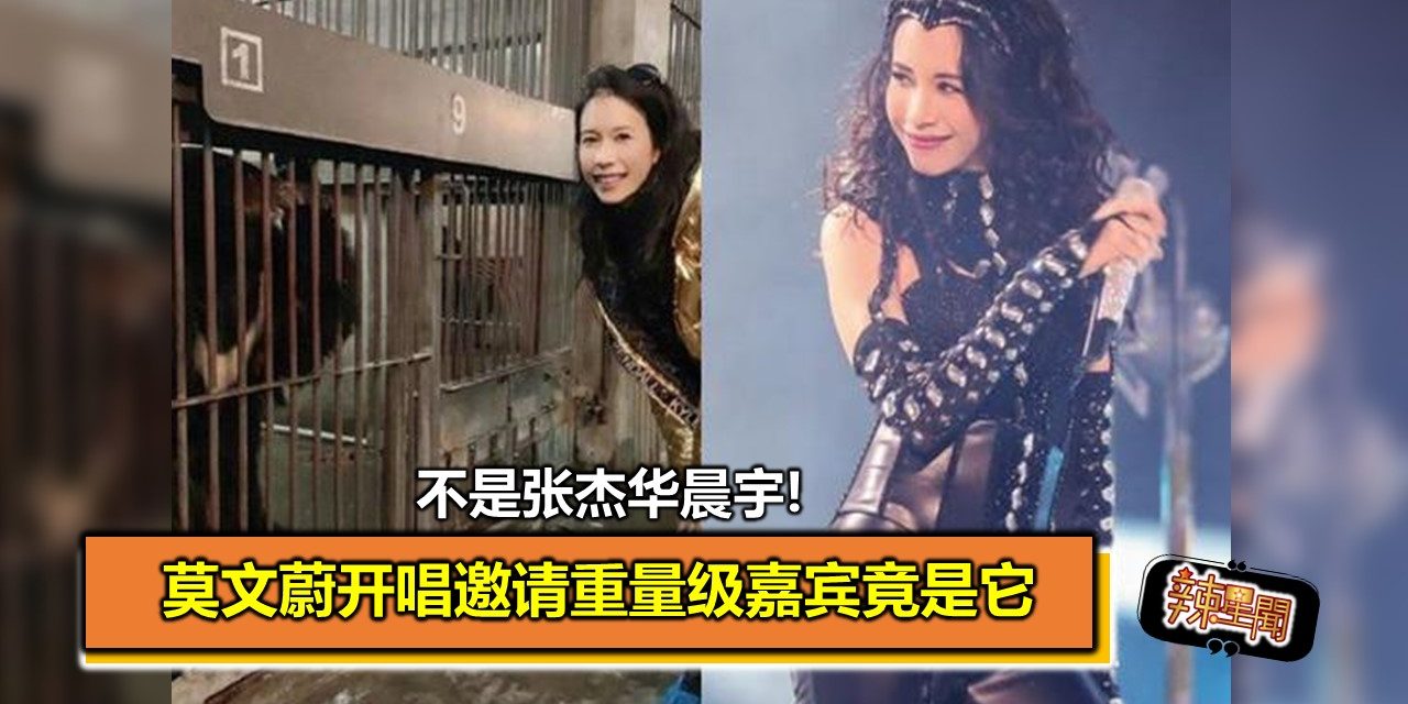不是张杰华晨宇!莫文蔚开唱邀请重量级嘉宾竟是它