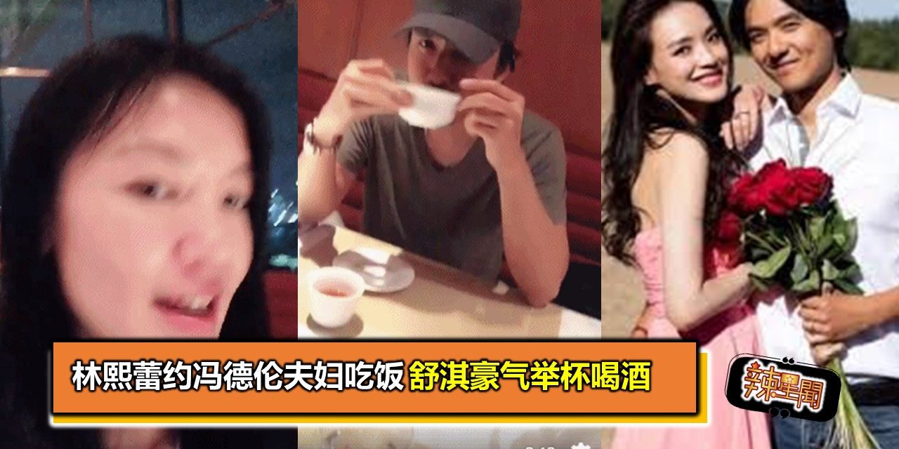 林熙蕾约冯德伦夫妇吃饭 舒淇豪气举杯喝酒