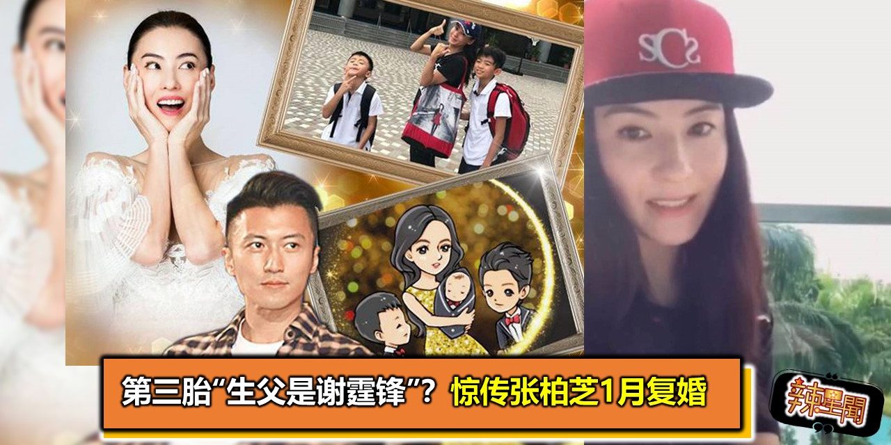 第三胎“生父是谢霆锋”？ 惊传张柏芝1月复婚