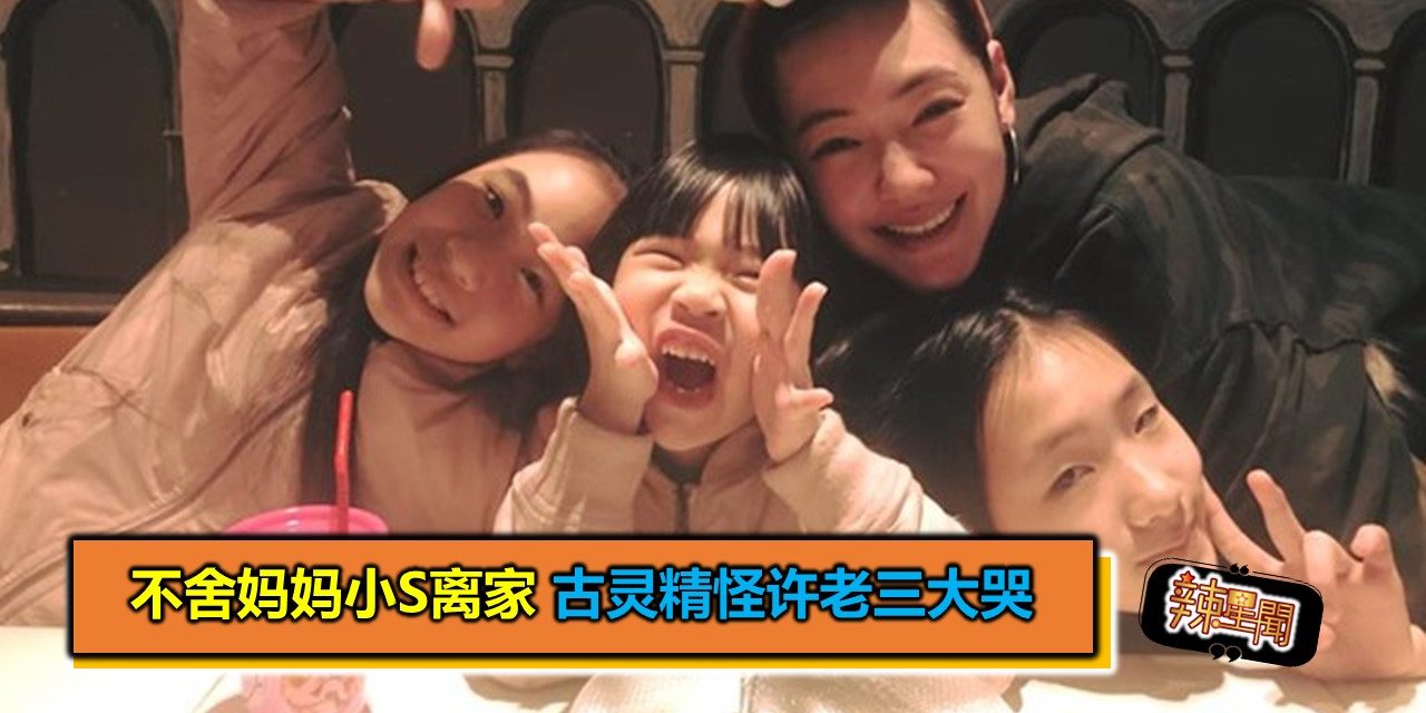 不舍妈妈小S离家 古灵精怪许老三大哭