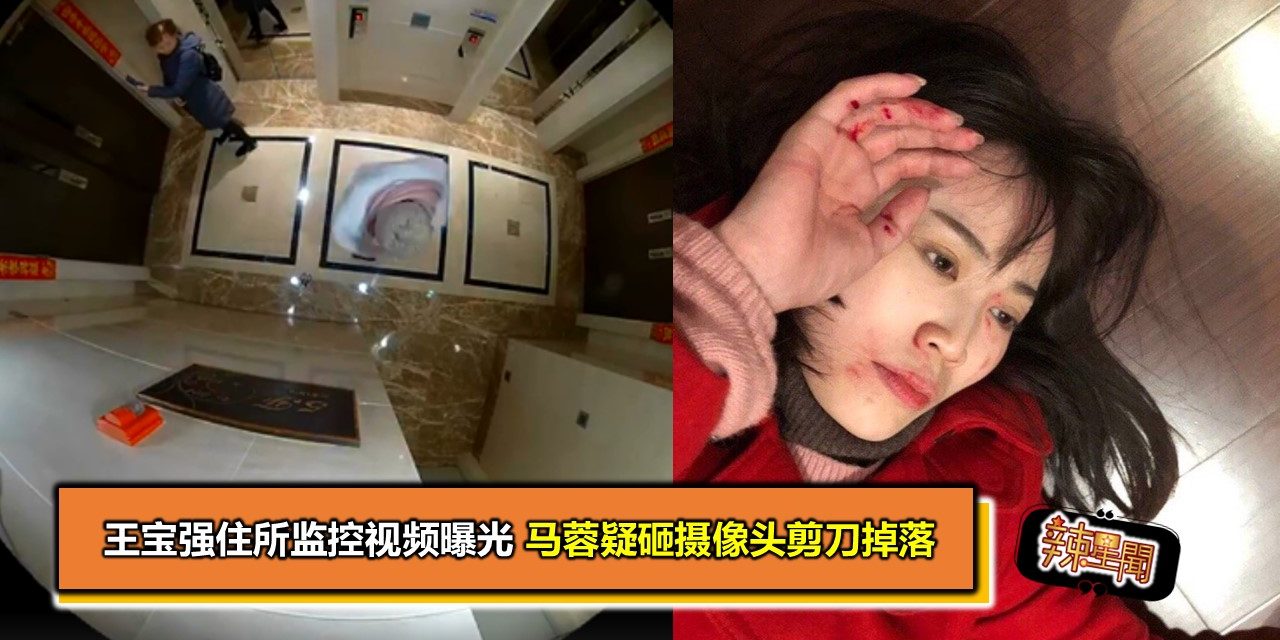 王宝强住所监控视频曝光 马蓉疑砸摄像头剪刀掉落
