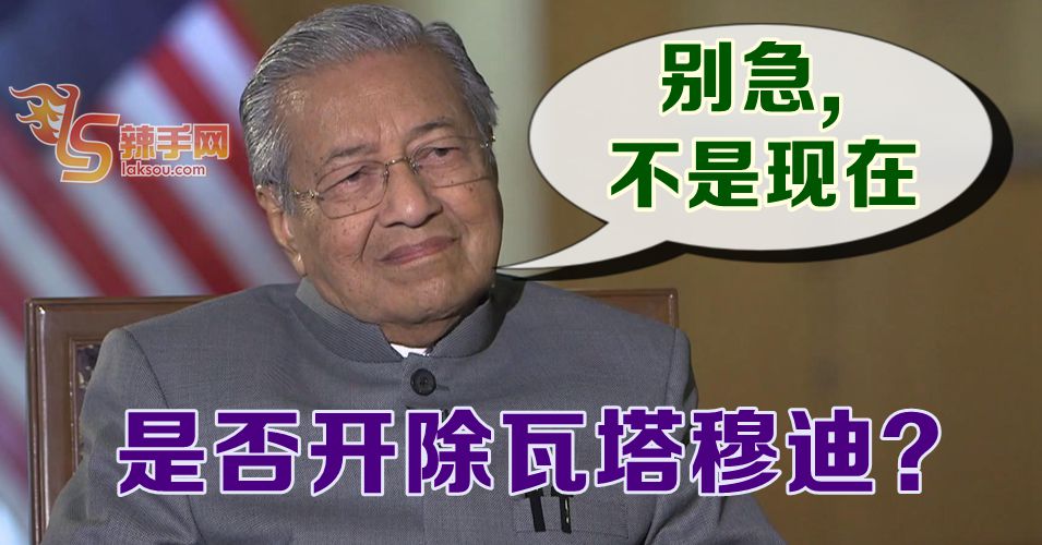 马哈迪:现在还不是开除瓦塔穆迪的时候