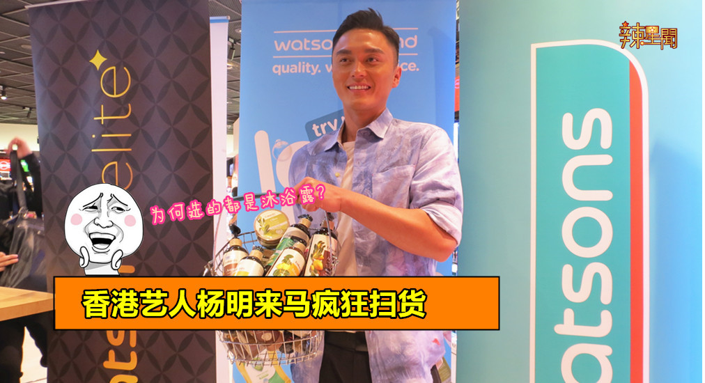 香港艺人杨明来马疯狂扫货