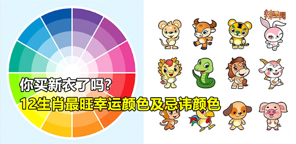 12生肖最旺幸运颜色及忌讳颜色