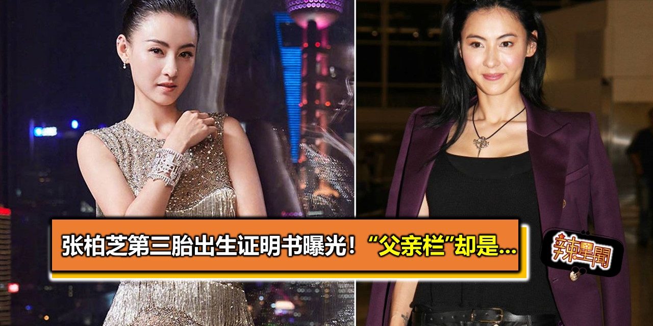 张柏芝第三胎出生证明书曝光！　“父亲栏”却是…