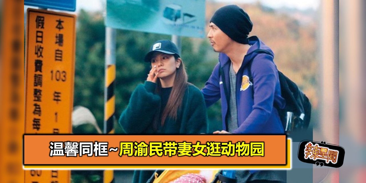 温馨同框~周渝民带妻女逛动物园