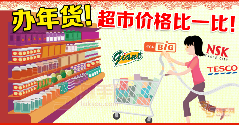 办年货！超市价格比一比！
