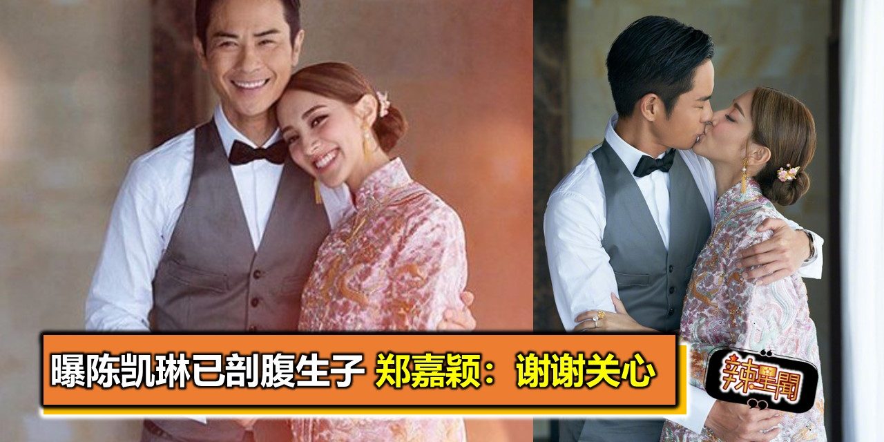 曝陈凯琳已剖腹生子 郑嘉颖：谢谢关心