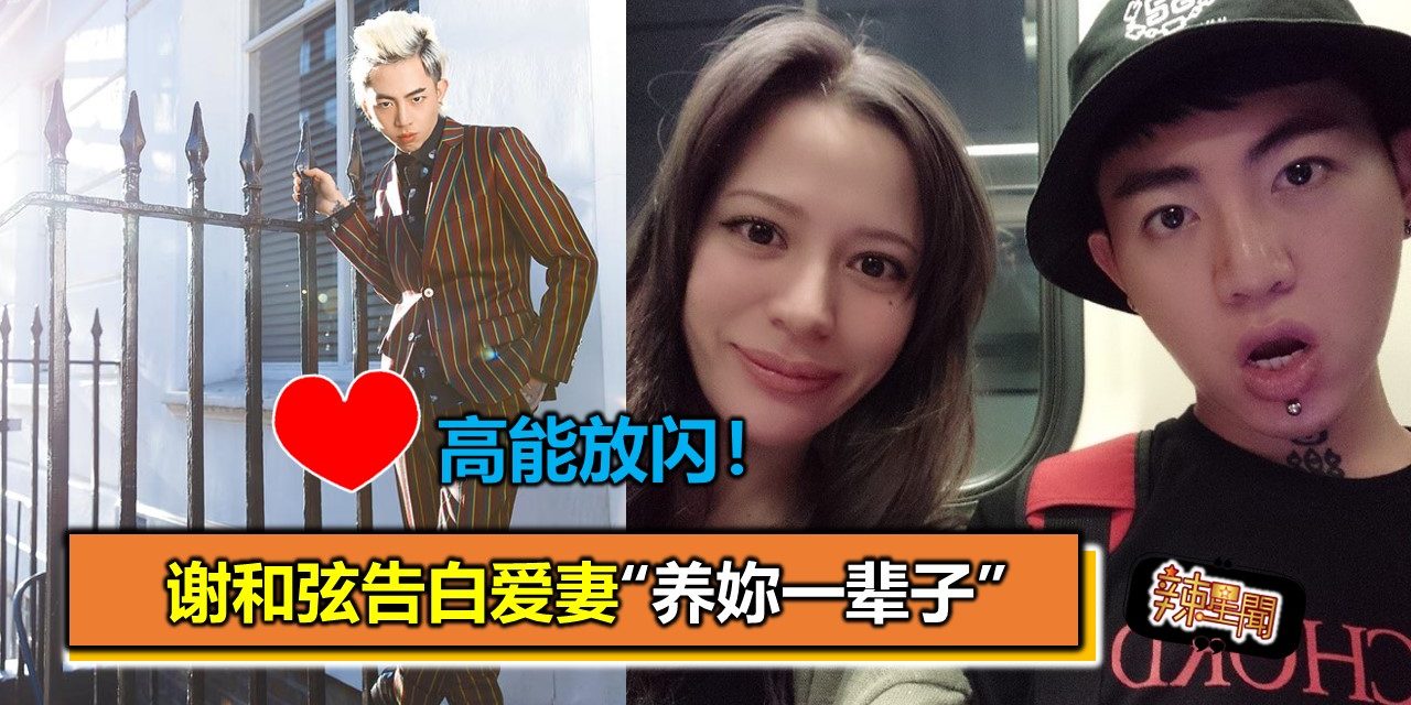 谢和弦告白爱妻“养妳一辈子”