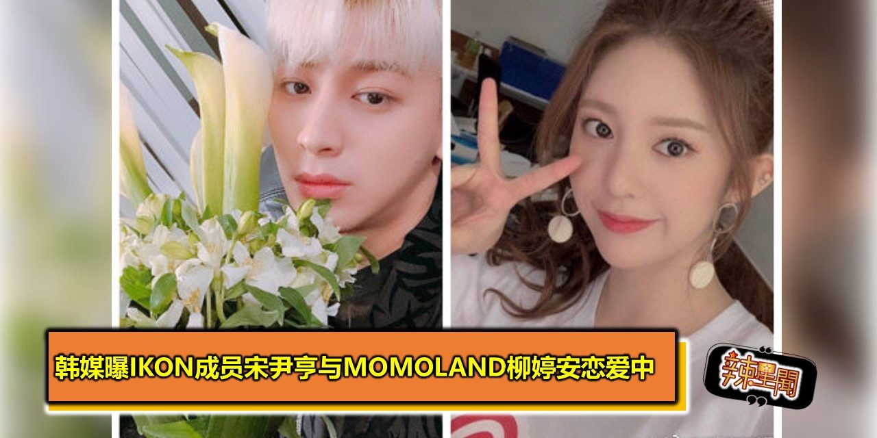 韩媒曝iKON成员宋尹亨与MOMOLAND柳婷安恋爱中