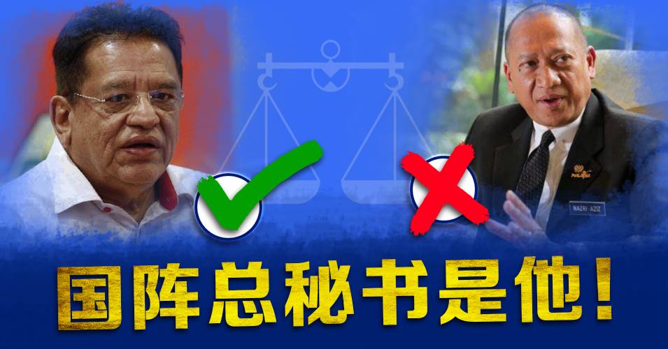 国阵总秘书是他!