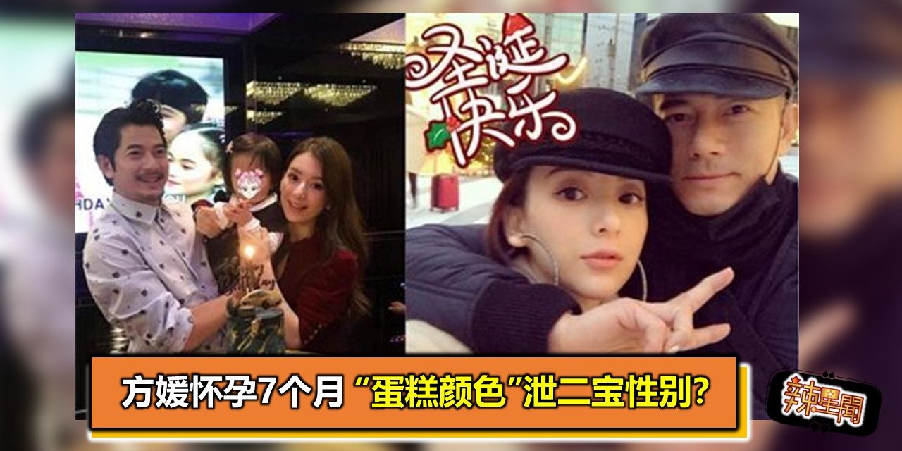 方媛怀孕7个月　“蛋糕颜色”泄二宝性别？
