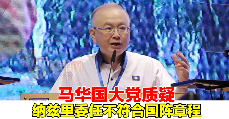 魏家祥：纳兹里没资格以国阵总秘书身份发言