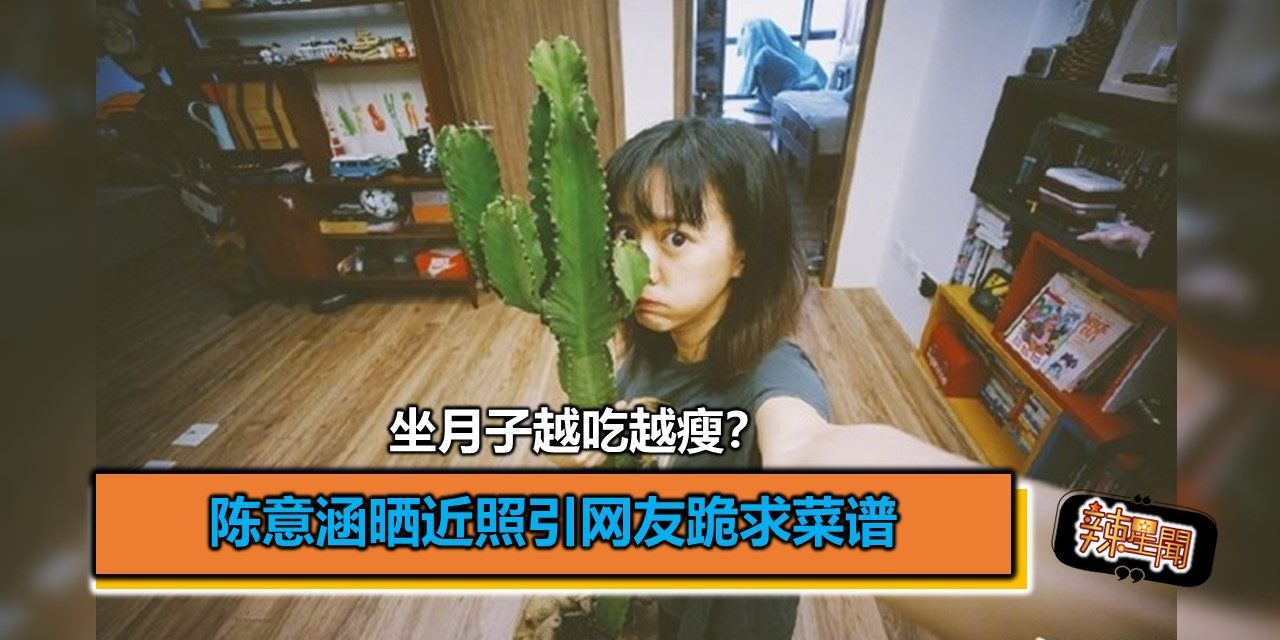 坐月子越吃越瘦？陈意涵晒近照引网友跪求菜谱