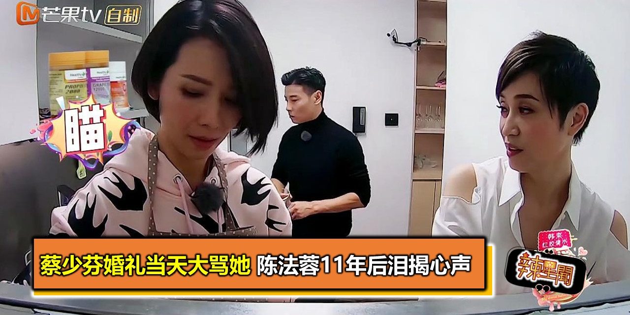 蔡少芬婚礼当天大骂她 陈法蓉11年后泪揭心声